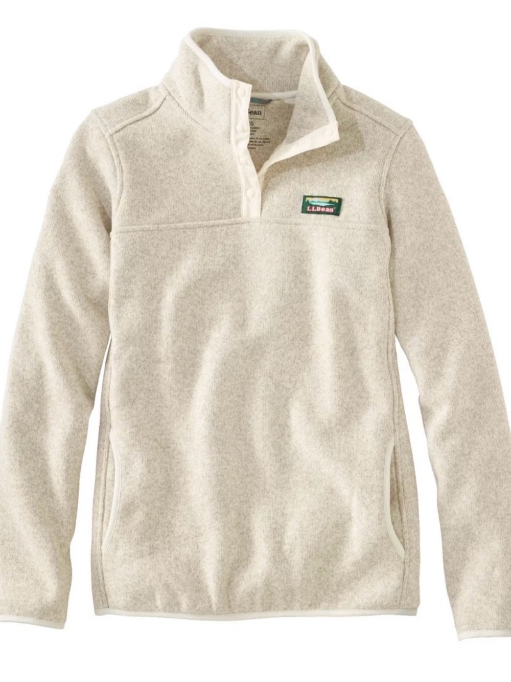 L.L. Bean Women’s Snap-Quarter Fleece Pullover